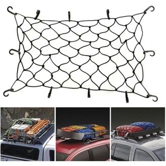OEM Red El&aacute;stica De Malla Para Techo De Coche Para Equipaje, Cubierta De Almacenamiento De Cuerda - Crezuo