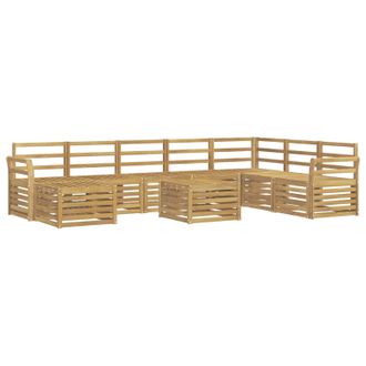 vidaXL Juegos De Sof&aacute;s Madera De Acacia S&oacute;lida Vidaxl