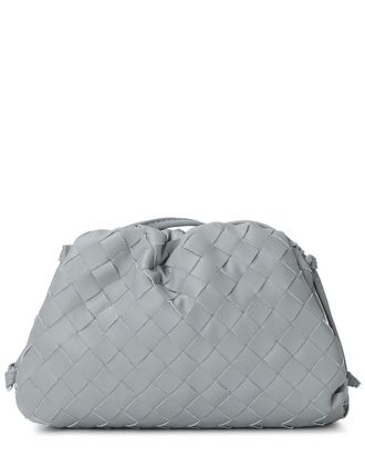 Tiffany & Fred Woven Leather Pouch Shoulder Bag