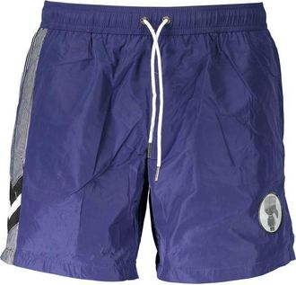 Karl Lagerfeld Blauw Polyester Heren Zwem Boxer