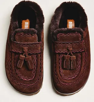 Bibi Lou Moc Contrast Tassel Flats