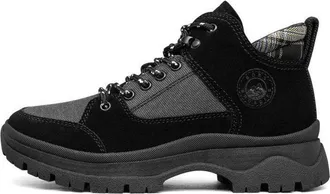 Skechers (WMNS) Skechers Roadies Martin Boots Black Grey 113436-BLK