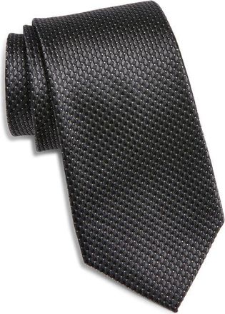 Nordstrom Neat Silk Tie in Black at Nordstrom