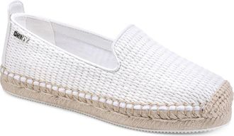 DKNY Mallandra Platform Espadrille Flat in Bright White at Nordstrom, Size 8.5