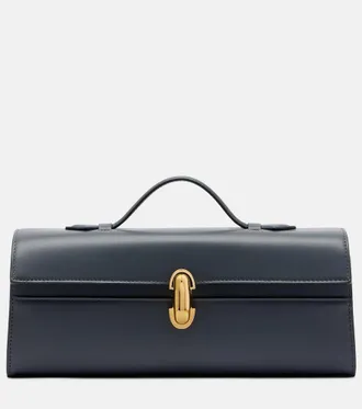 Savette Symmetry Slim leather top-handle bag