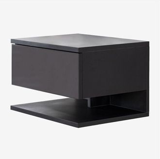 Sklum Mesita De Noche Flotante Con Caj&oacute;n Griviza Sklum