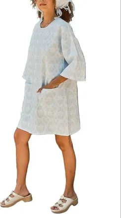 Ace & Jig Nova Reversible Shift Dress in Calm at Nordstrom, Size Xx-Small