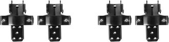 OEM Nuevo Accesorio Para Bicicleta Y Motocicleta, 2 Pares De Pedales Plegables De Acero Negro, Tama&ntilde;o Personalizado De 25 Mm A 30 Mm