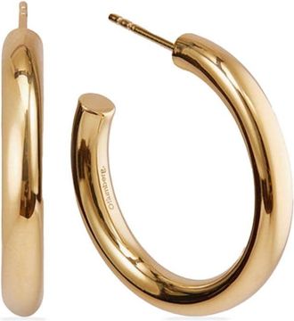 Otiumberg Everyday Slim hoops - unisex - 14kt Gold Vermeil - One Size