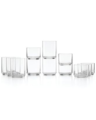 Lenox Tuscany Classics Stackable 12Pc Tall & Short Glasses