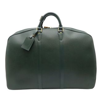 Louis Vuitton Green Leather Boston Bag (Pre-Owned)