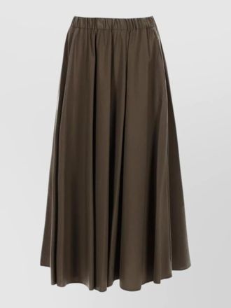 Aspesi poplin flared midi skirt