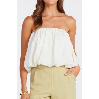 Bishop + Young Serene Bubble Solid Top in Salt at Nordstrom, Size Medium
