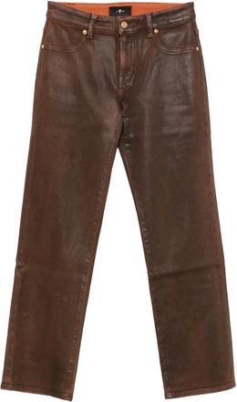7 For All Mankind Donna, Jeans, Marrone, W26, new