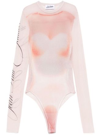 Jean Paul Gaultier Le Classique bodysuit - women - Nylon - M - Pink