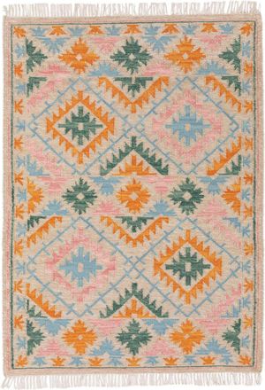 benuta Kelim tejido a mano multicolor/beige 120x170