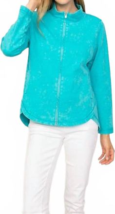 Habitat River Washed Travel Jacket In Lake