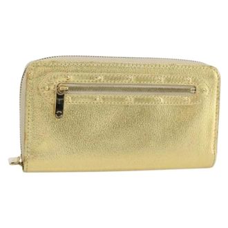Louis Vuitton Pre-owned Wallets, female, Yellow, Size: ONE SIZE Pre-owned Long Wallet