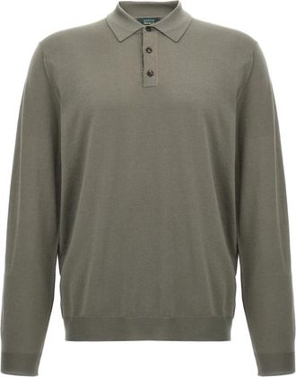 Zanone Heren, Truien, Grijs, Maat: 2XL Wol