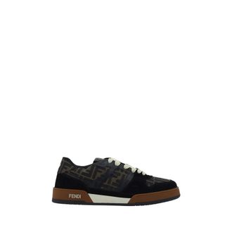 Fendi Multicolor Fabric Low Top Mens Sneakers