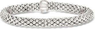 Ross-Simons Italian Sterling Silver Stretch Bracelet