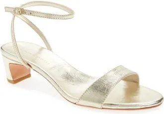 Loeffler Randall Alice Ankle Strap Sandal in Champagne at Nordstrom, Size 11.5