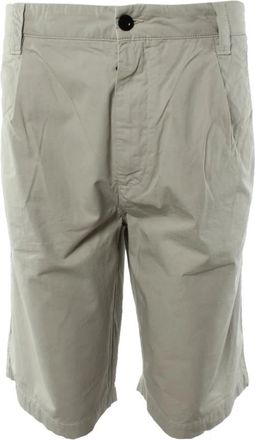 C.P. Company Grijze Bermuda Shorts 100% Katoen - Heren - Korte Broeken - Grijs - XL - Katoen - Korte Broeken