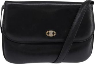 Celine Pre-owned Vintage Triomphe Schoudertas - Dames - Vintage Schoudertas - Zwart - ONE Size - Leer - Vintage