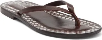 Jeffrey Campbell Katrina Flip Flop in Brown Silver at Nordstrom, Size 10