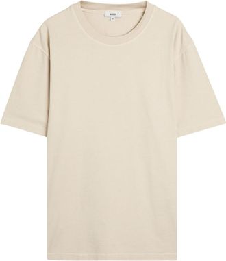 A Gold E Agolde Asha Cotton T-shirt - Beige - XL