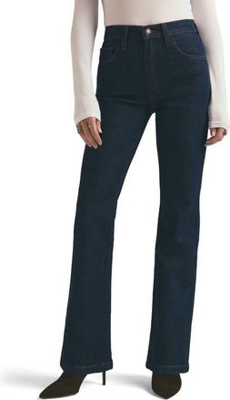 Favorite Daughter The Morgan Shortie High Waist Bootcut Jeans in Pepper at Nordstrom, Size 27P