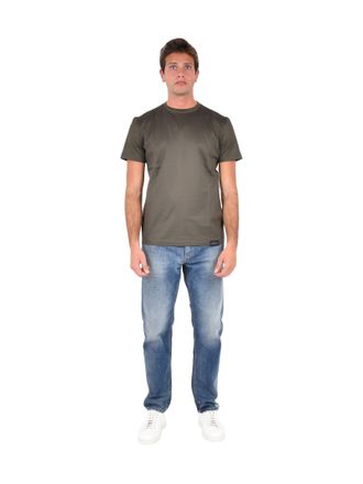 low brand Mens T-Shirt Cotton Brown T-Shirts And Polos