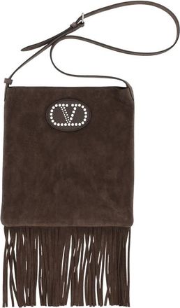 Valentino Garavani Suede Leather Shoulder Bag