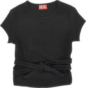 Diesel Black Crew Neck logo T-Shirt