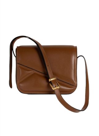 Wandler Womens Oscar Medium Trunk Bag In Saddle Leather