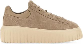 Hogan Beige Logo Sneakers