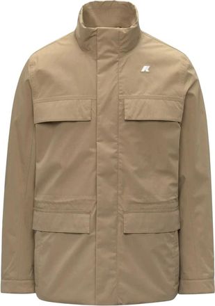 K-Way Chaqueta Manuene Warm Micro Canvas - Jackets - Hombre - Beige - XL