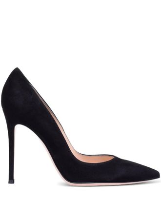 Gianvito Rossi 105mm pointed-toe stiletto pumps - Black