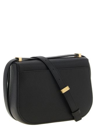 Ferragamo Calfskin Leather Shoulder Bag - Black
