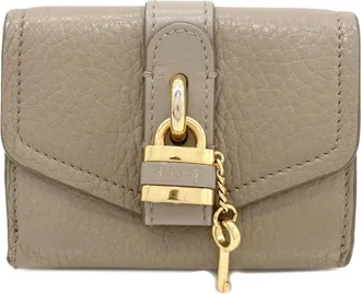 Chlo&eacute; Brown Leather Wallet (Bi-Fold) (Pre-Owned)