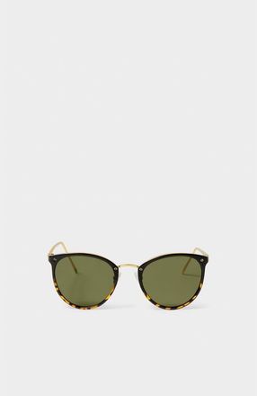 Katie Loxton Santorini Sunglasses in Gradient Black Tortoiseshell at Nordstrom