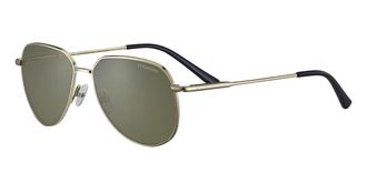 Serengeti Eyewear Haywood Small Polarized SS544003 Mens Sunglasses Gold Size 55