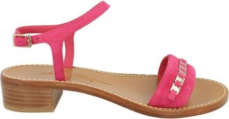 Ferragamo Tremiti Gancini Chain-Trimmed Sandals