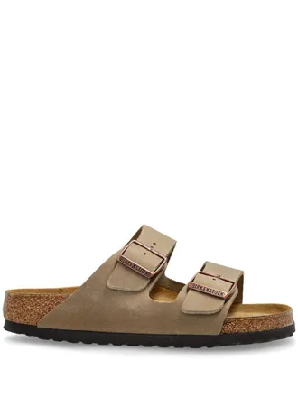 Birkenstock Arizona slides - unisex - Suede - 39 Regular - Neutrals
