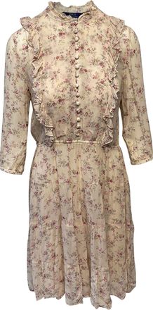Polo Ralph Lauren jurk met lange mouwen en bloemenprint van viscose