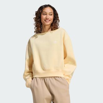 adidas Womens adidas ESSENTIALS FLEECE BOATNECK SWEATSHIRT