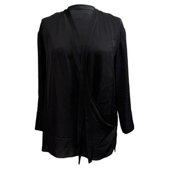 Theory Blouse in Black Silk