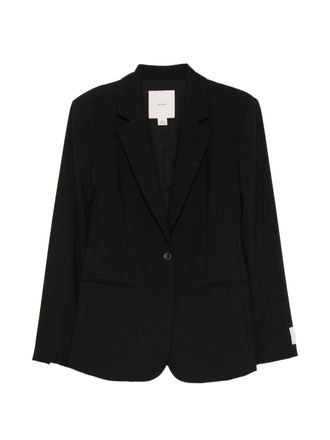 Calvin Klein Black Cinched Waist Tailored Blazer