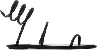 Rene Caovilla Sandali con decorazione - Nero