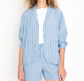 Kule The Drake Blazer In Royal Blue